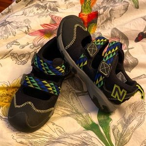 NWOT New Balance Kids Outdoor 554 strap on sneaker/sandal. 11 WIDE